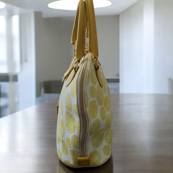 Dooney & Bourke Lemon Print Zip Satchel - Picture 5 of 16